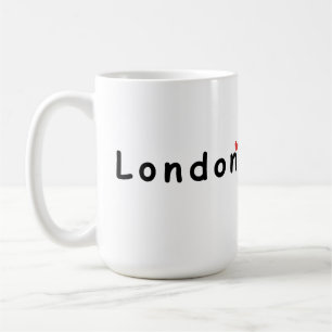 London Großbritannien Kaffeetasse