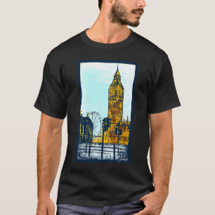 London Großbritannien und Big Ben T-Shirt