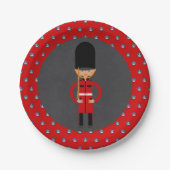 London Guard Boy Birthday Party Pappteller (Vorderseite)