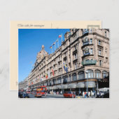 London, Harrods in Knightsbridge Postkarte (Vorne/Hinten)