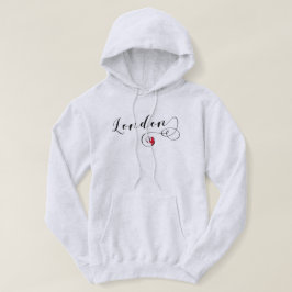 London Heart Hoodie, Großbritannien Hoodie