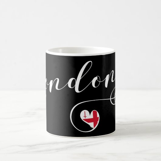 London Heart Tasse, England Kaffeetasse (Mittel)