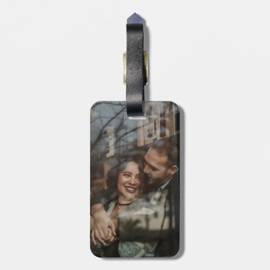 London Hochzeit rettet das Datum Gepäckanhänger (Rückseite vertikal)