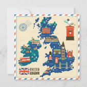 London Holiday Card Feiertagskarte (Vorderseite)