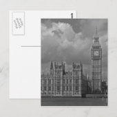 London Houses of Parliament & Big Ben Vertical Postkarte (Vorne/Hinten)
