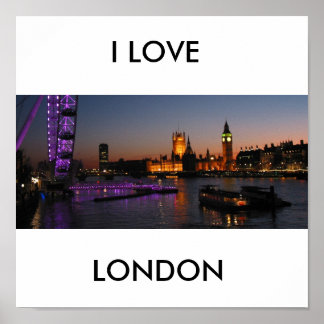 london, I LIEBE, LONDON Poster