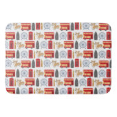 London Icon Collage Badematte (Vorderseite)