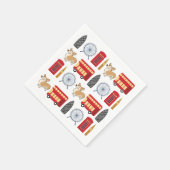 London Icon Collage Serviette (Ecke)