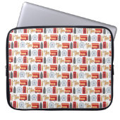 London Icon und Corgi Collage Pattern Laptopschutzhülle (Vorderseite)