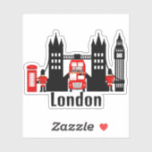 London Icons Aufkleber (Blatt)