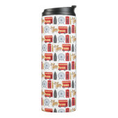 London-Ikonen-Collage Thermosbecher (Nach links gedreht)