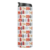 London-Ikonen-Collage Thermosbecher (Nach rechts gedreht)