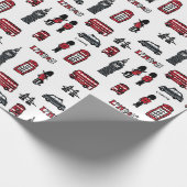 London-Ikonen Geschenkpapier (Ecke)
