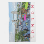 London im Sommer Teetuch Geschirrtuch (Vertikal)
