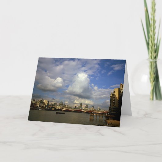 London in den 1990er Jahren Dankeskarte (Vorderseite)