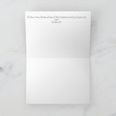 London in den 1990er Jahren Dankeskarte (Innenseite)