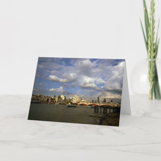 London in den 1990er Jahren Dankeskarte (Vorderseite)