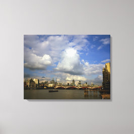 London in den 1990er Jahren Leinwanddruck