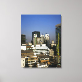 London in den 1990er Jahren Leinwanddruck