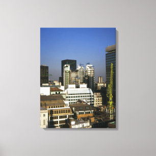 London in den 1990er Jahren Leinwanddruck