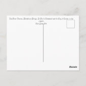 London in den 1990er Jahren Postkarte (Rückseite)