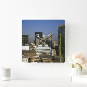 London in den 1990er Jahren Quadratische Wanduhr (Zuhause)