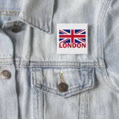 London in Rot Button (Beispiel)