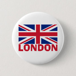 London in Rot Button