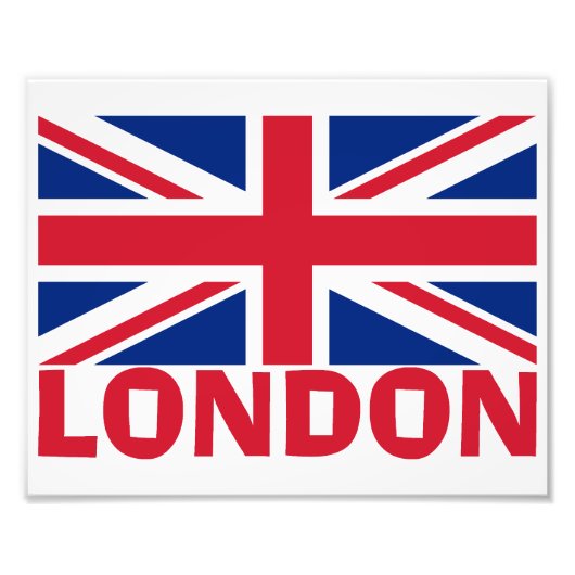 London in Rot Fotodruck (Vorne)