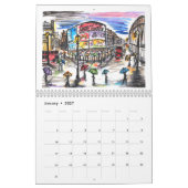 London in Watercolor 2021 Kalender (Jan 2027)