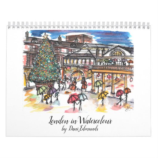 London in Watercolor 2021 Kalender (Titelbild)