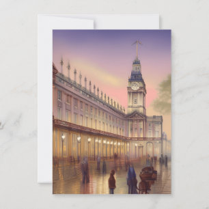 London ist die Hauptstadt Stadt England und das Re Mitteilungskarte