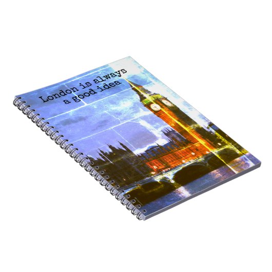 London ist immer gut, personalisiert notizblock (Rechte Seite)