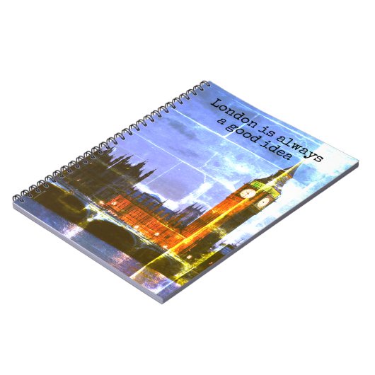 London ist immer gut, personalisiert notizblock (Linke Seite)