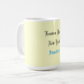 "London Kaffee-Tasse Paris New York" Kaffeetasse (Vorderseite Links)