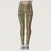 London kariertes TAN Leggings (Vorderseite)