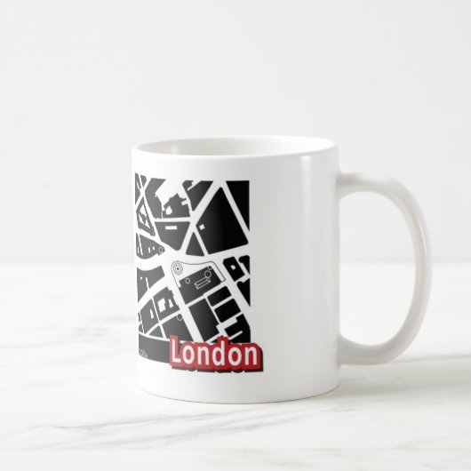 London-Karte Tasse (Rechts)