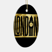 LONDON KERAMIK ORNAMENT (Rechts)