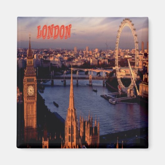 London Kühlschrankmagnet Souvenir (Vorne)