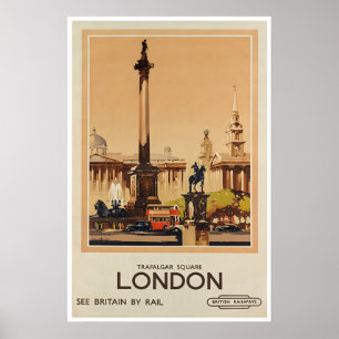 London Kunst England Reiseplakat British Railways Poster