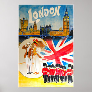 London Kunst England Reiseplakat UK Druck Englisch Poster