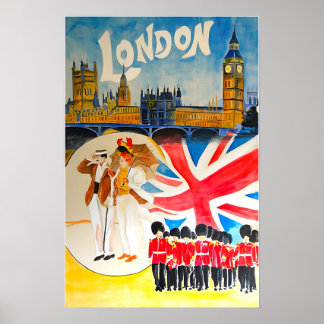London Kunst England Reiseplakat UK Druck Englisch Poster