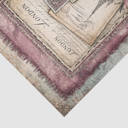 London & Lace Decoupage Seidenpapier (Ausschnitt)