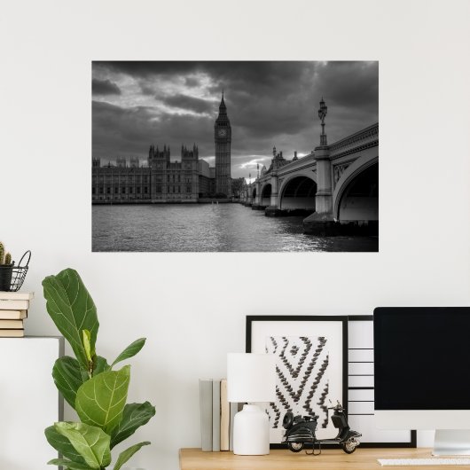 London Landscape Poster (Heimbüro)