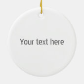 London Latitude & Longitude Personalisiert Keramik Ornament (Hinten)