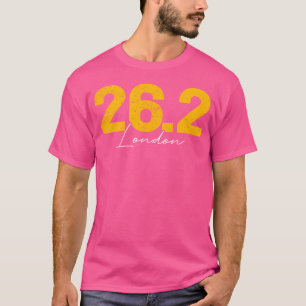 London Laufend 26 2 Wo Marathonläufer T-Shirt