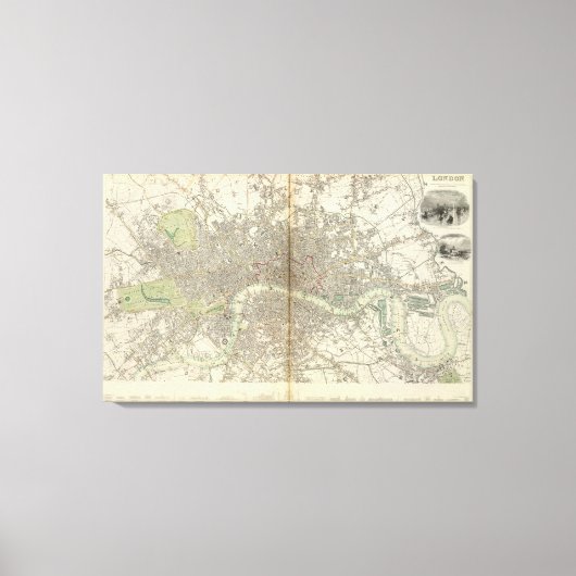 London Leinwanddruck (Vorderseite)