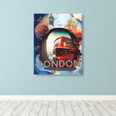 London Leinwanddruck (Insitu (Holzboden))