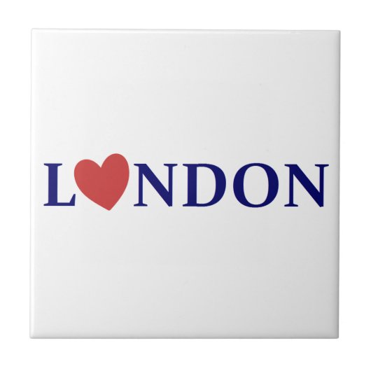 London Love Fliese (Vorderseite)