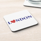 London Love Getränkeuntersetzer (Linke Seite)